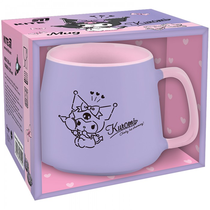 Чашка керамическая Kuromi 350мл