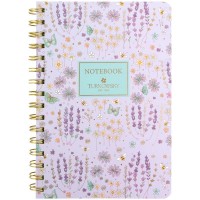 Блокнот TR,Morning Dew 2 А5, 80арк. (бічна спіраль) клітинка 8470-14-a-tr