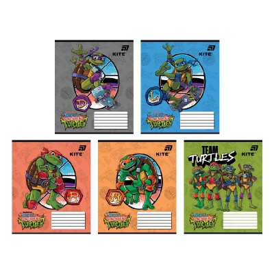 Зошит 12 аркушів, клітинка Ninjia Turtles