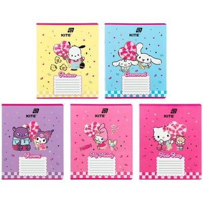 Зошит 18 аркушів, лінія Hello Kitty and Friends