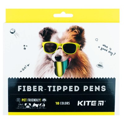 Фломастери Dogs (18 кольорів)