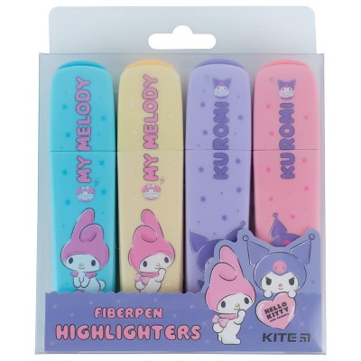 Набір текст-маркерів Highlighter Kuromi (4 кольори)