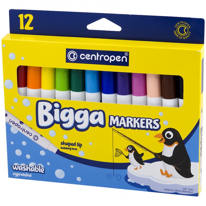 Фломастери Bigga (12 кольорів) 7650/12