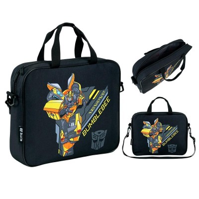 Сумка шкільна текстильна А4+, 1 відділення, Transformers 