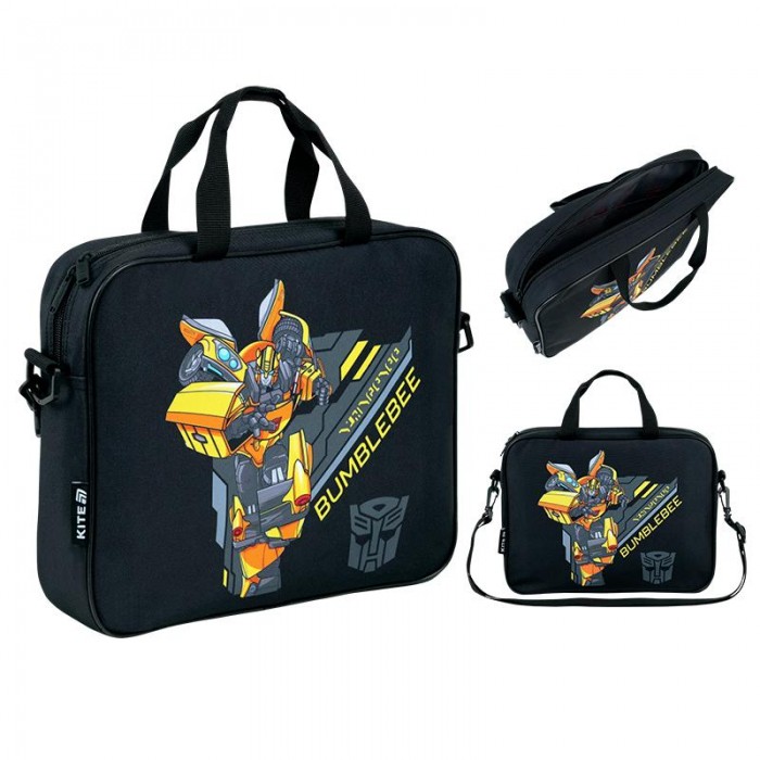 Сумка шкільна текстильна А4+, 1 відділення, Transformers 