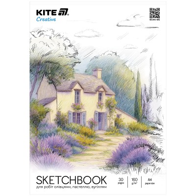 Скетчпад для робіт олівцями Creative А4 (30 аркушів)