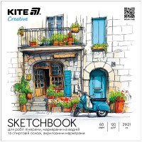 Скетчпад для робіт маркерами Creative 21х21см., (30 аркушів) 