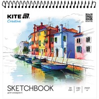 Скетчпад для акварели Creative 21х21см., (20 листов) 