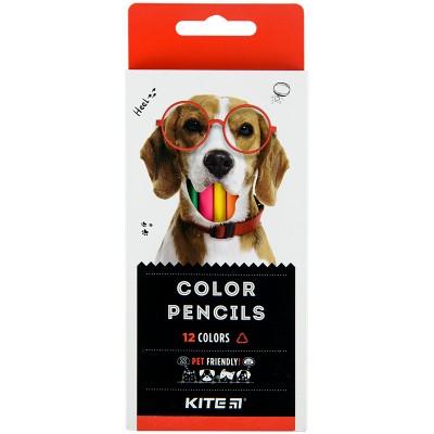 Олівці кольорові (12 кольорів) Dogs
