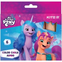 Крейда кольорова Jumbo My Little Pony  (6шт)