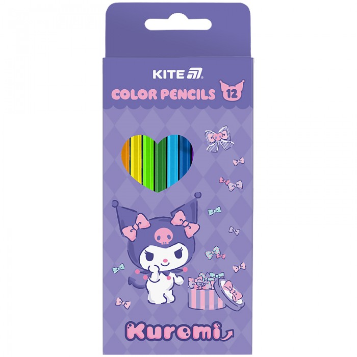 Олівці кольорові (12 кольорів) Kuromi