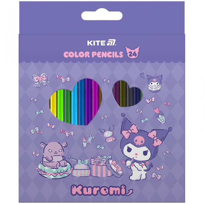 Олівці кольорові (24 кольори) Kuromi