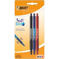 Ручка шариковая Soft Clic Gripl 3шт/уп