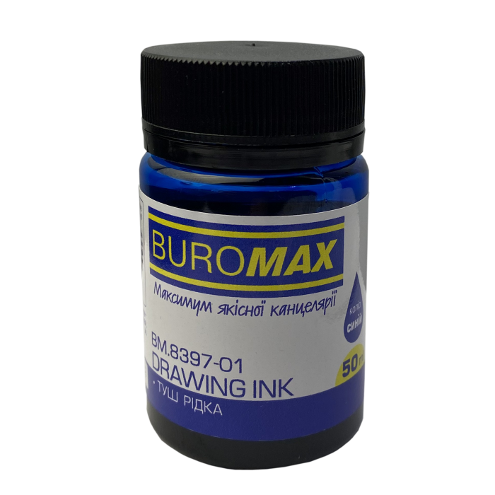 Туш 50мл. (синій) BM.8397-01