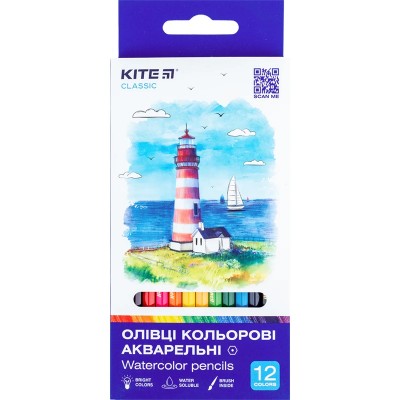 Карандаши цветные акварельные (12 цветов) Classic