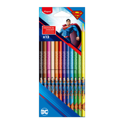 Олівці кольорові Superman (12 кольорів) MP.862208