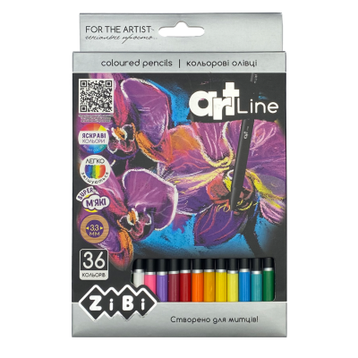 Карандаши цветные ART Line (36 цветов) ZB.2435