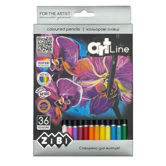 Олівці кольорові ART Line (36 кольорів) ZB.2435