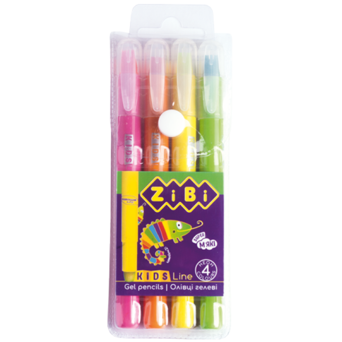 Пастель гелева Neon Kids Line (4 кольори)  ZB.2496