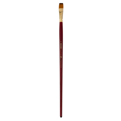 Кисть синтетическая плоская Cherry ART Line длинная ручка №12  ZB.6971SFT-12
