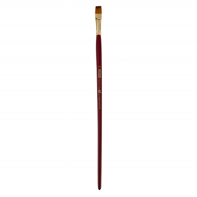 Кисть синтетическая плоская Cherry ART Line длинная ручка №10  ZB.6971SFT-10 