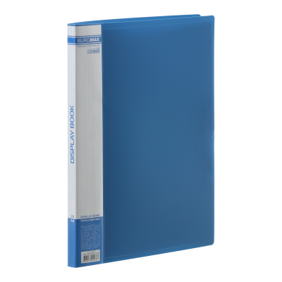 Папка с 20 файлами А4, Jobmax (синий) bm.3605-02