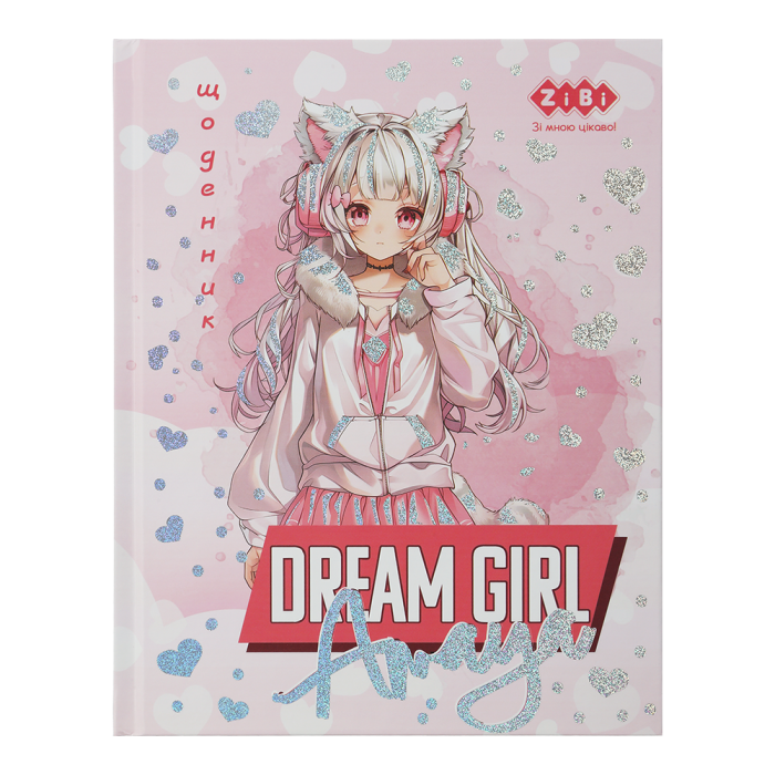 Щоденник шкільний Anime А5+, 40арк. інтегральна обкладинка  ZB.13925