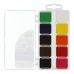 Акварель Classic (10 кольорів, пластиковий білий пенал) ZB.6583
