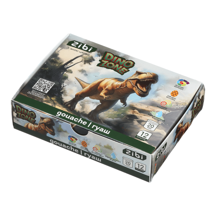 Гуашь Dino (12 цветов) 