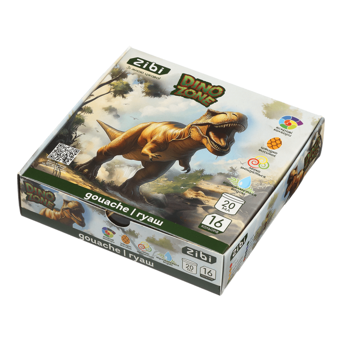Гуашь Dino (16 цветов) 