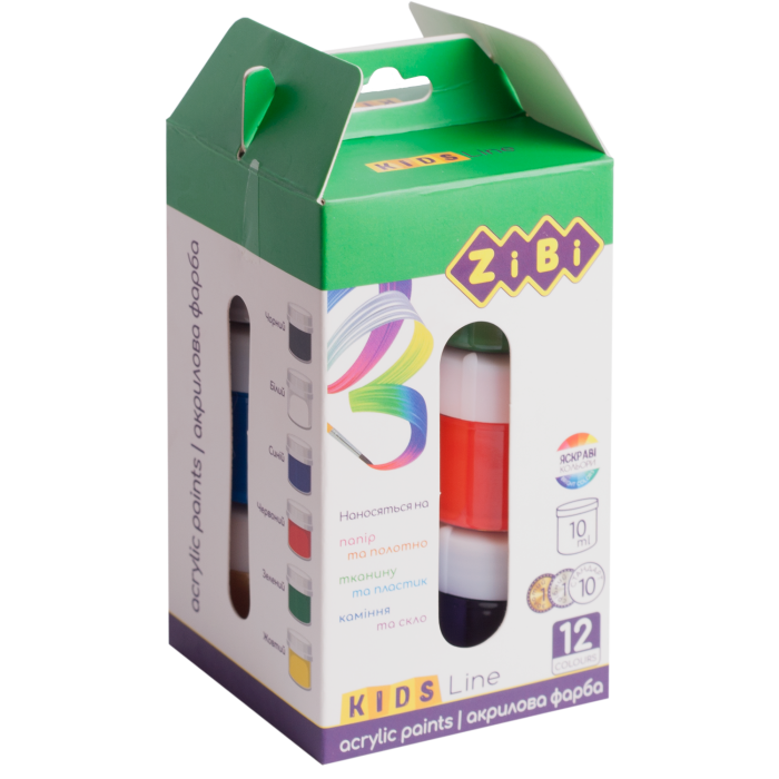 Акрил Kids Line (12 кольорів) ZB.6662
