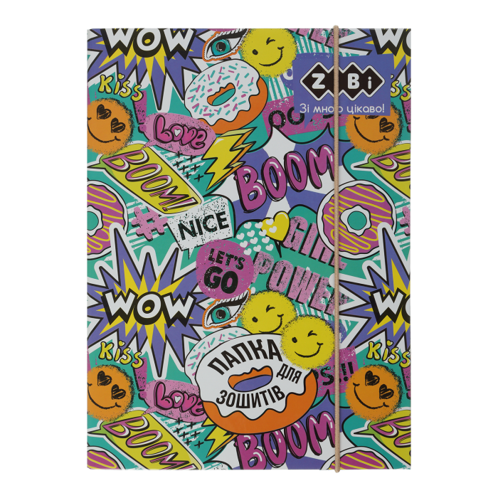 Папка для тетрадей на резинке WOW Kids Line B5+, ZB.14960