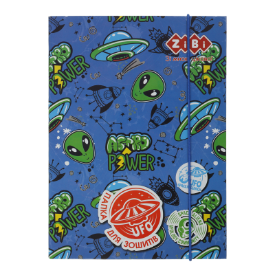 Папка для зошитів на гумці UFO B5+, ZB.14966