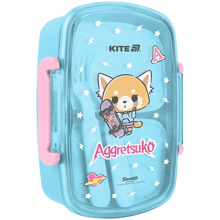 Ланчбокс для їжі з наповненням Aggretsuko 750мл.