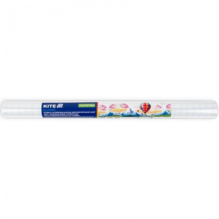 Плівка клейка для книг 33x150см (прозора) паперова k-102
