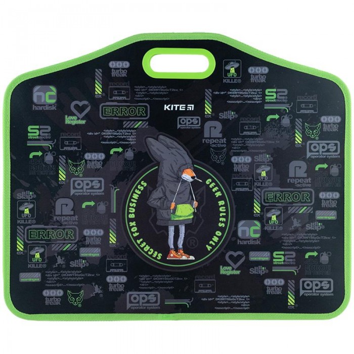 Портфель на липучках (1 відділення) А3+, Fox Rules