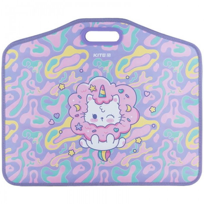 Портфель на липучках (1 відділення) А3+, Rainbow Catcorn