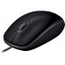 Миша Logitech Silent Black B110 (дротова, безшумна)