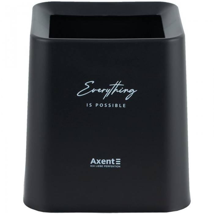 Настільний контейнер для сміття, квадратний (чорний)