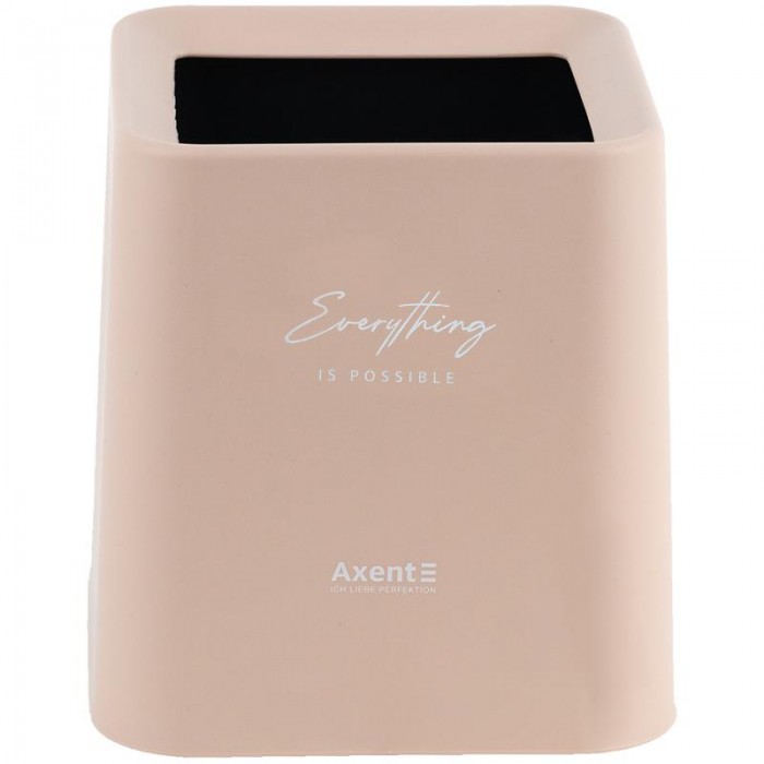 Настільний контейнер для сміття, квадратний (персиковий)