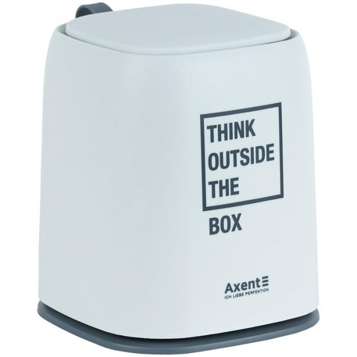 Настільний контейнер для сміття, прямокутний (білий)