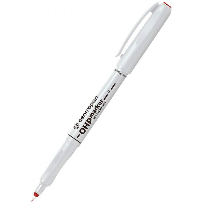 Маркер для делікатних поверхонь Non-Permanent 0,6мм (червоний) 2646