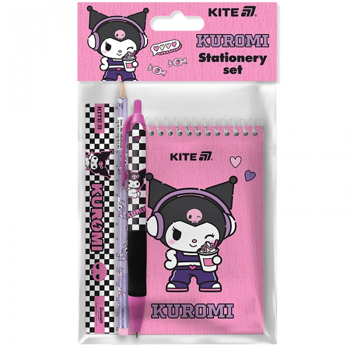 Набір канцтоварів Kite Kuromi (4 предмети)