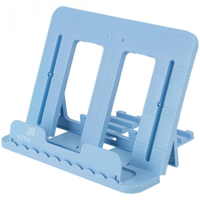Підставка для книжок, пластикова, блакитна