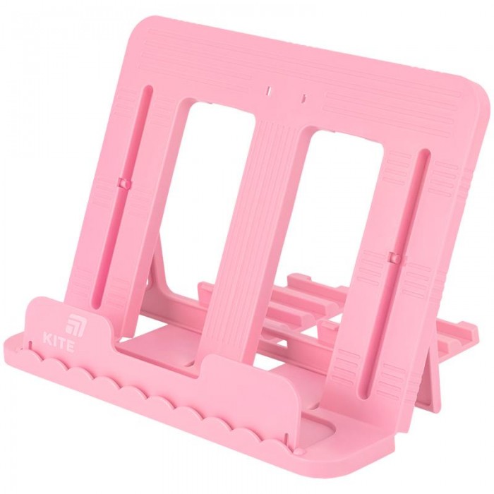 Підставка для книжок, пластикова, рожева