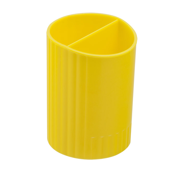 Підставка для ручок пластикова (жовтий) ZB.3000-08