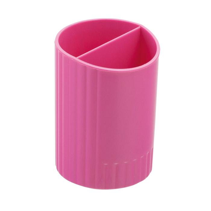 Подставка для ручек пластиковая (розовый) ZB.3000-10