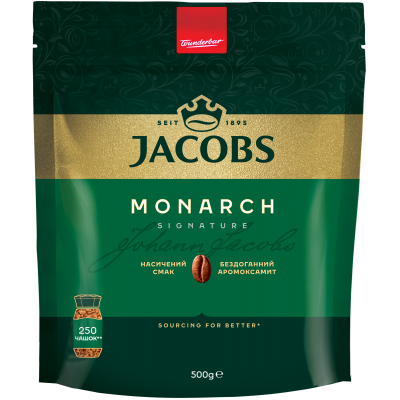Кофе растворимый Jacobs Monarch, 500г