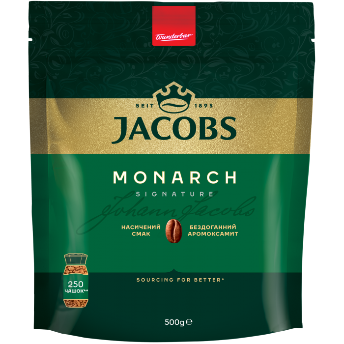 Кофе растворимый Jacobs Monarch, 500г