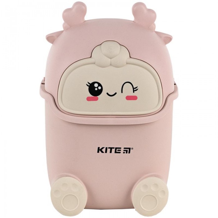 Настільний контейнер для сміття Kite (рожевий)